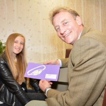 Brown & Gold Competition Winner Presented With Bracelet In Time For Christmas