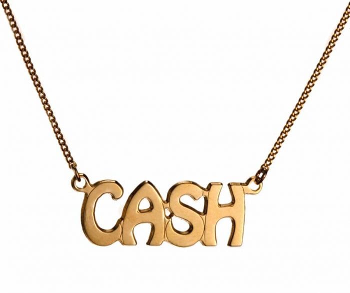Gold necklace