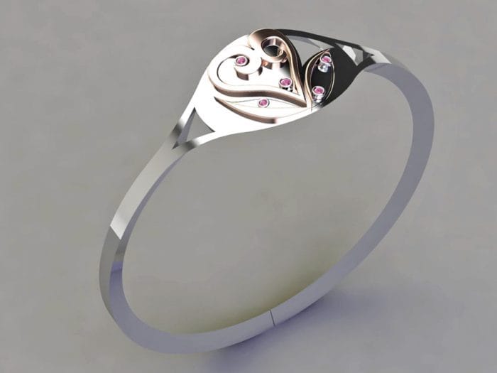 3D Silver Ring Design