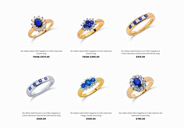 Sapphire rings