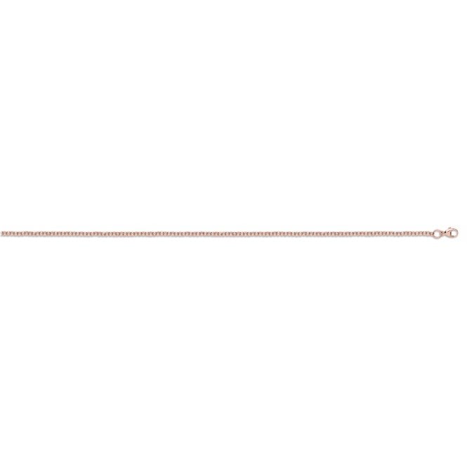 9ct Rose Gold 2.7mm Round Belcher Chain 