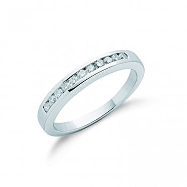 9ct W/G 0.25ctw Diamond Eternity Ring