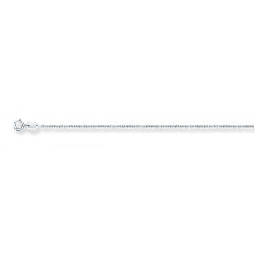 9ct White Gold Singapore Chain 1mm 18