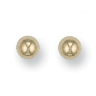 9ct Y/G 5mm Ball Studs