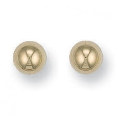 9ct Y/G 6mm Ball Studs