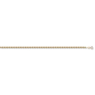 9ct Yellow Gold 3mm Rope Chain - 28