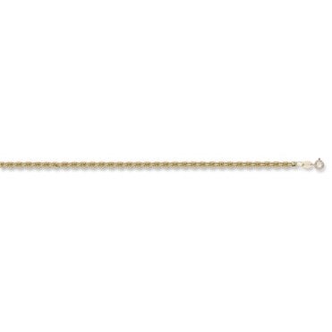 9ct Yellow Gold 4mm Rope Chain - 30