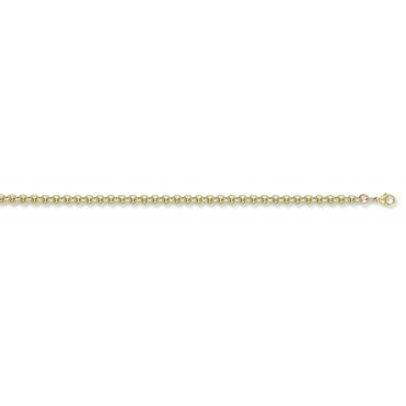 9ct Yellow Gold 4mm Round Belcher Chain - 30