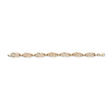 9ct Yellow Gold Celtic Design Bracelet - 7