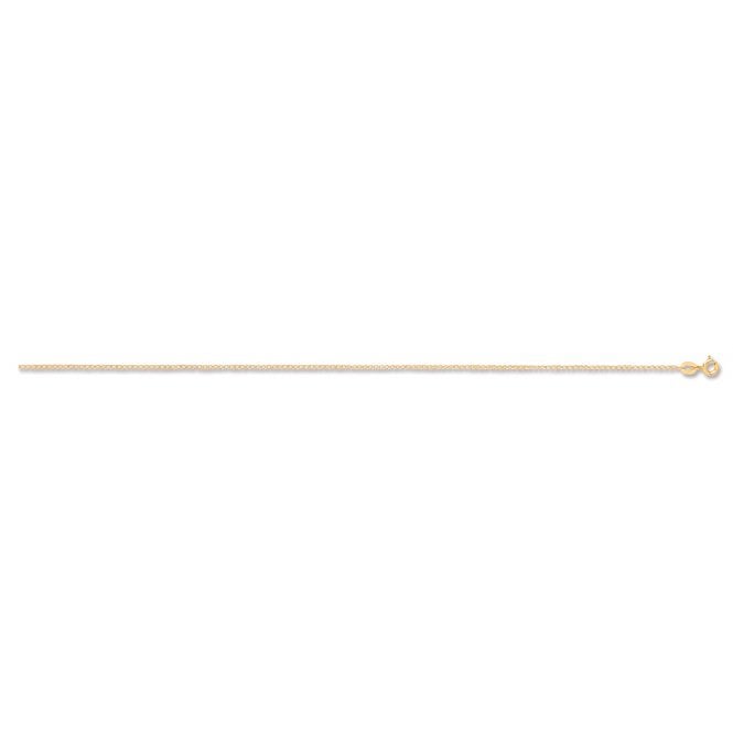 9ct Yellow Gold Classic Curb Chain 2mm 20"
