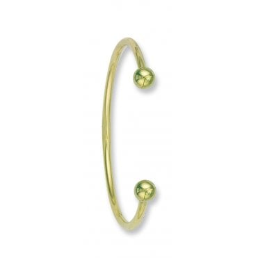 9ct Yellow Gold Gents 3mm Torque Bangle