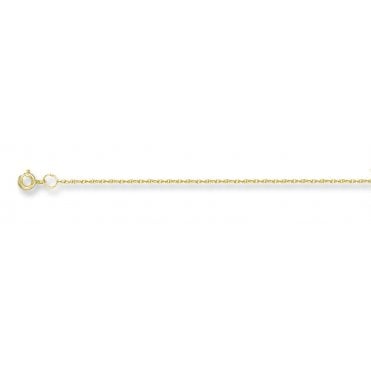 9ct Yellow Gold Prince Of Wales Chain 1mm 18