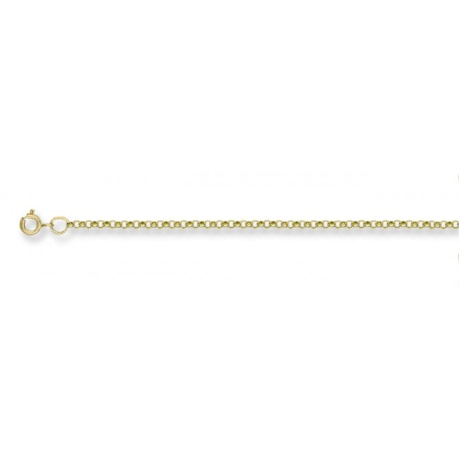 9ct Yellow Gold Round Belcher Chain 2.3mm 20"