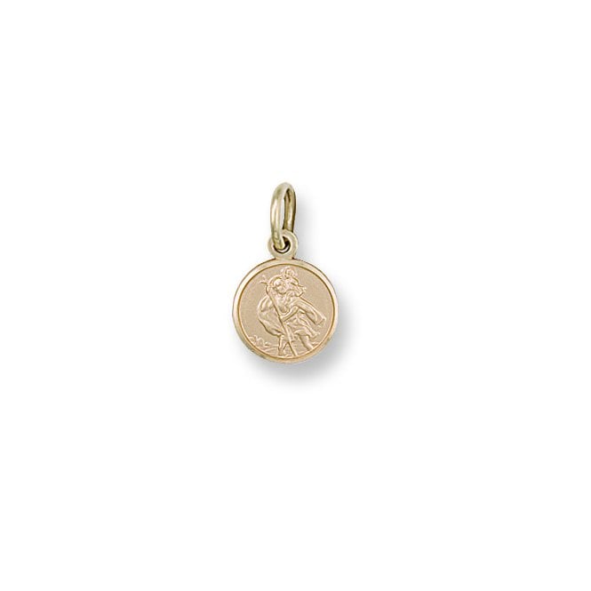 9ct Yellow Gold St Christopher Pendant