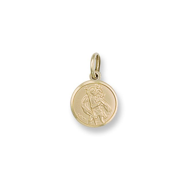 9ct Yellow Gold St Christopher Pendant