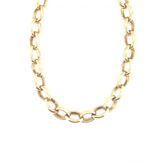 9ct YG Belcher Chain - 36" - 55.86g