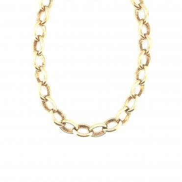 9ct YG Belcher Chain - 36