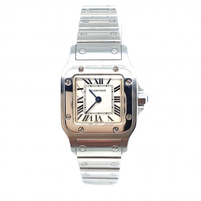 Cartier Santos - Stainless Steel Quartz Ladies Watch - 1565 - 2000