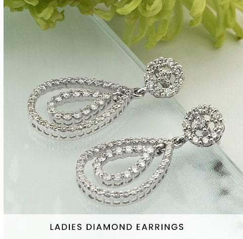 Ladies Diamond Earrings