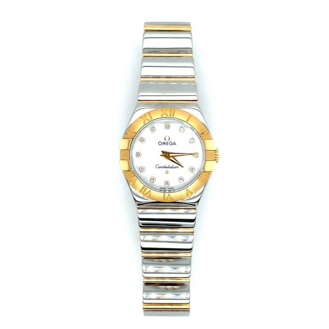Omega Constellation - MOP Diamond Dial - 18ct Yellow Gold/Stainless Steel - 123.20.27.60.55.004 - 2016