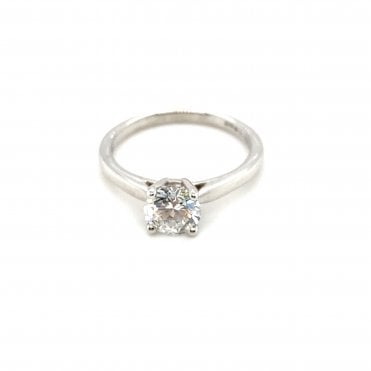 Platinum Brilliant Cut Lab Grown Diamond Solitaire Ring 1.00ct