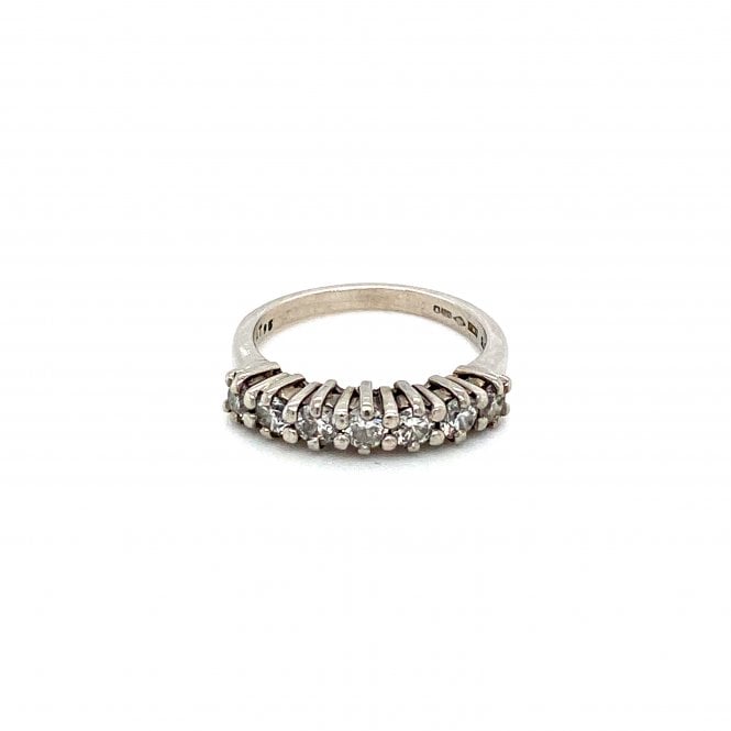 Platinum Diamond 7 Stone Half Eternity Ring
