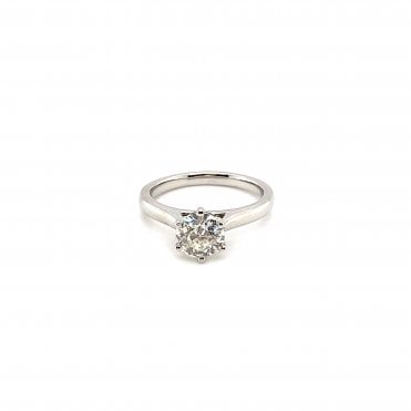 Platinum Diamond Solitaire Ring