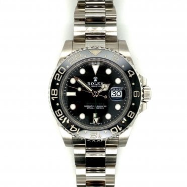 Pre-owned Rolex GMT Master II - Black Mens Watch - 116710LN - 2017