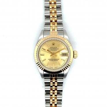Pre-Owned Datejust Lady - Champagne Baton Dial - 69173 - 1988 (Vintage)