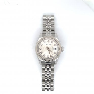 Pre-Owned Datejust Lady - Silver Jubilee Diamond Dial - 179174 - 2012