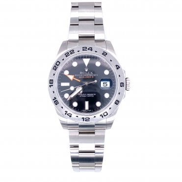 Pre Owned Explorer II - Black Dial Mens Watch - 216570 - 2017