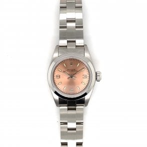 Pre Owned Ladies Oyster Perpetual 24 - Salamon Quarter Arabic Non Date Dial - 67180 - 1997