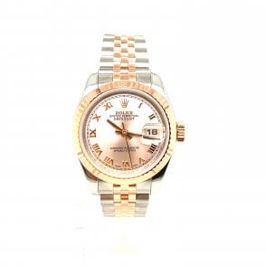 pre-owned Rolex Datejust Lady - Rose Arabic Dial Ladies Watch - 179171 - 2010