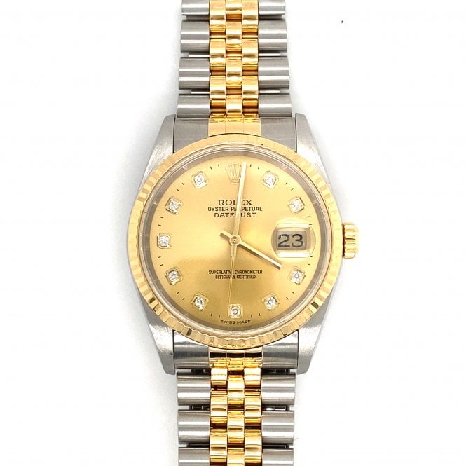 Pre-Owned Rolex Watches Pre-Owned Mens Rolex Datejust - 16233 - 2004