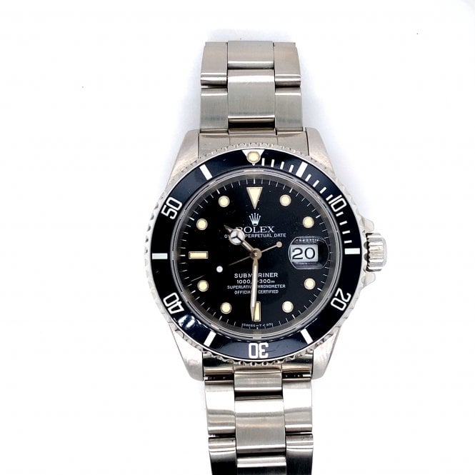 Pre-Owned Rolex Watches Pre-Owned Mens Rolex Submariner - 16610 - 1991