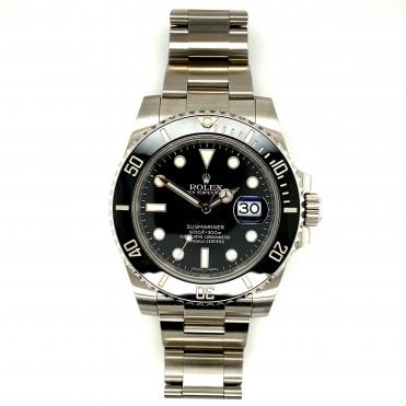 Pre-owned Rolex Submariner - Black Date Dial Mens Watch - 116610LN - 2018