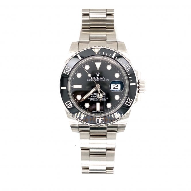 Pre-Owned Rolex Watches Pre-Owned Mens Rolex Submariner - Black Date Dial Watch - 116610LN - 2019