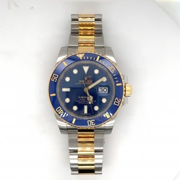 Pre-Owned Mens Submariner - Bi-Metal Blue Date Dial Watch - 116613LB - 2018