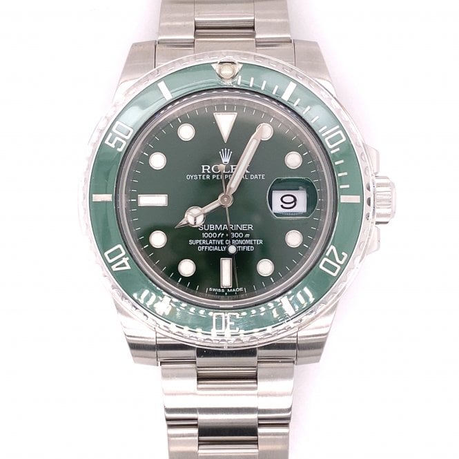 Pre-Owned Rolex Watches Pre Owned Rolex Submariner - Hulk - 116610LV - 2014