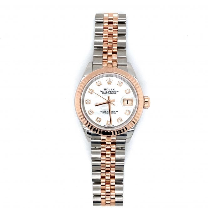 Pre-Owned Rolex Watches Rolex Datejust Lady 28 - Mother of Pearl Diamond Dial Watch - 279171 - 2019