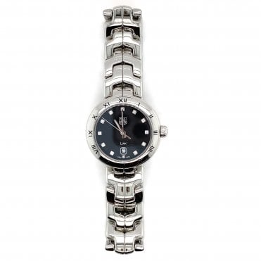 Ladies Quartz Link - Black Diamond Dial Watch - WAT1410- 2019