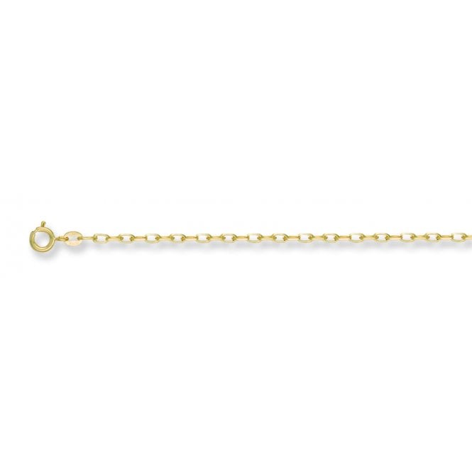 Y/G 2.2mm Diamond Cut Belcher Chain
